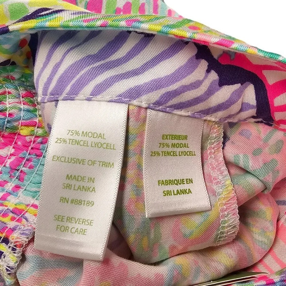 Lilly  Pulitzer Womens Dahlia Shorts Scalloped Size XS NWT Wearable Art Abstract - Picture 5 of 8